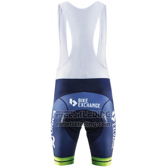 2016 Fietskleding Orica GreenEDGE Wit en Blauw Korte Mouwen en Koersbroek